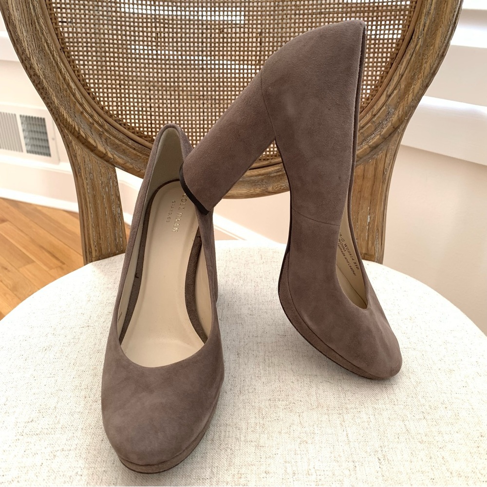 NWOT COLE HAAN Renner Grand Pump 95 II • Color Morel Suede • Size 8.5 - Picture 11 of 16